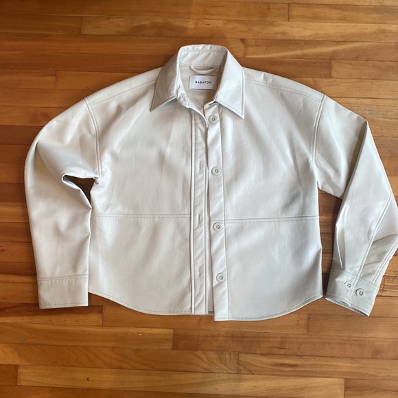 ❌SOLD❌ Babaton Pelli Hip Shirt Jacket sz 2XS - Picture 11 of 14